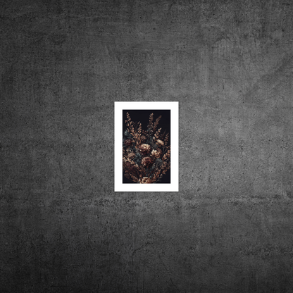 Autumn Florals No3 **UNFRAMED ART PRINT**
