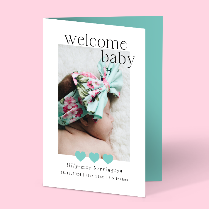 Lilly-Mae - Pack of 10 Birth Announcements