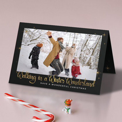 Winter Wonderland Pack of 10 Personalised Christmas Cards