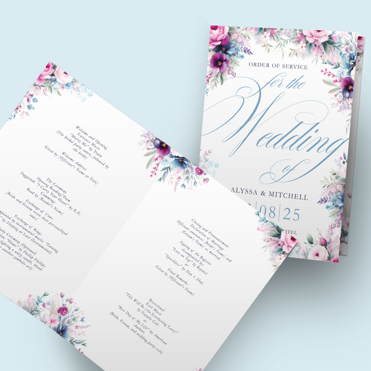 Order of Service - Pack of 10