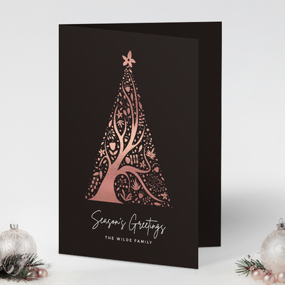 Abstract Christmas Tree Pack of 10 Christmas Cards