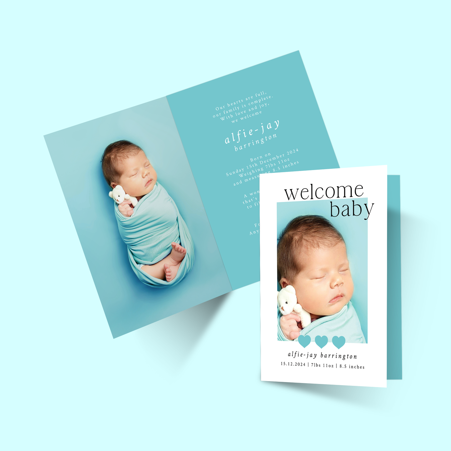 Lilly-Mae - Pack of 10 Birth Announcements