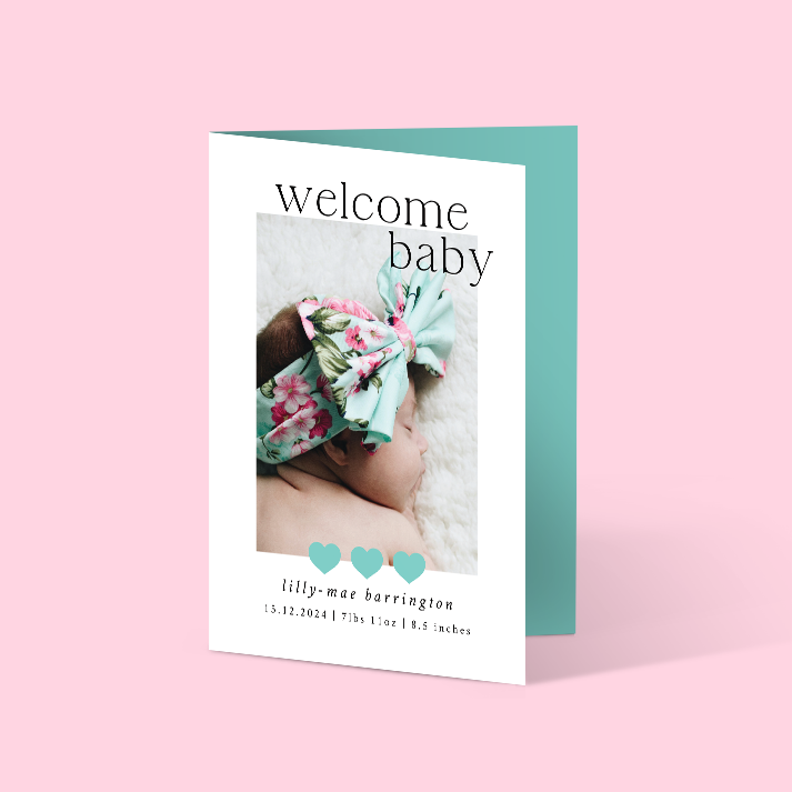 Lilly-Mae - Pack of 10 Birth Announcements