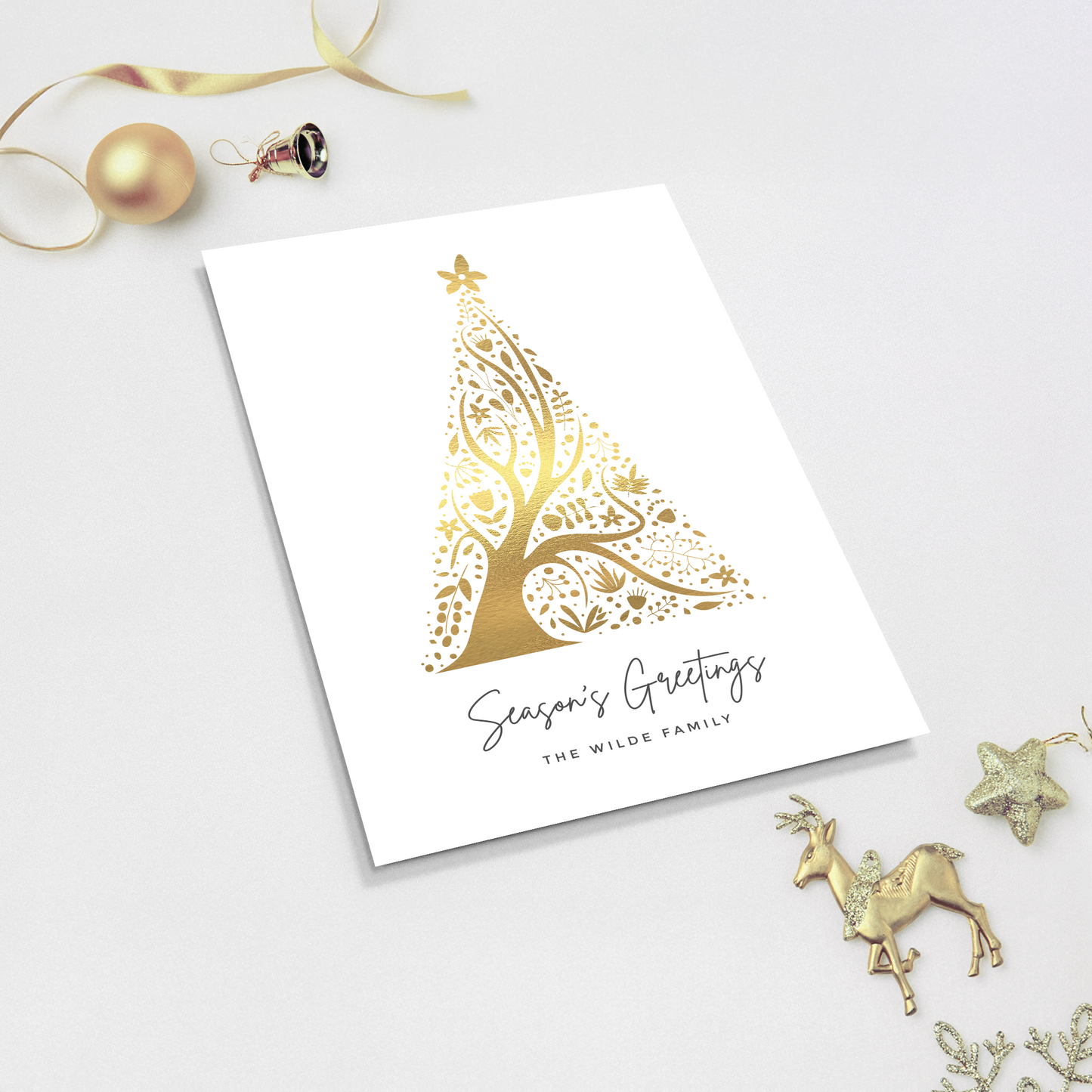 Abstract Christmas Tree Pack of 10 Christmas Cards