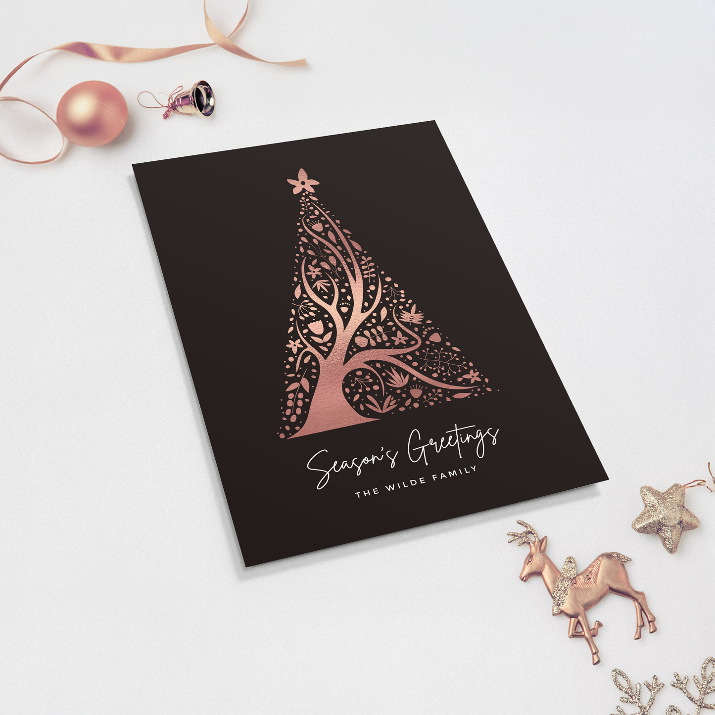 Abstract Christmas Tree Pack of 10 Christmas Cards