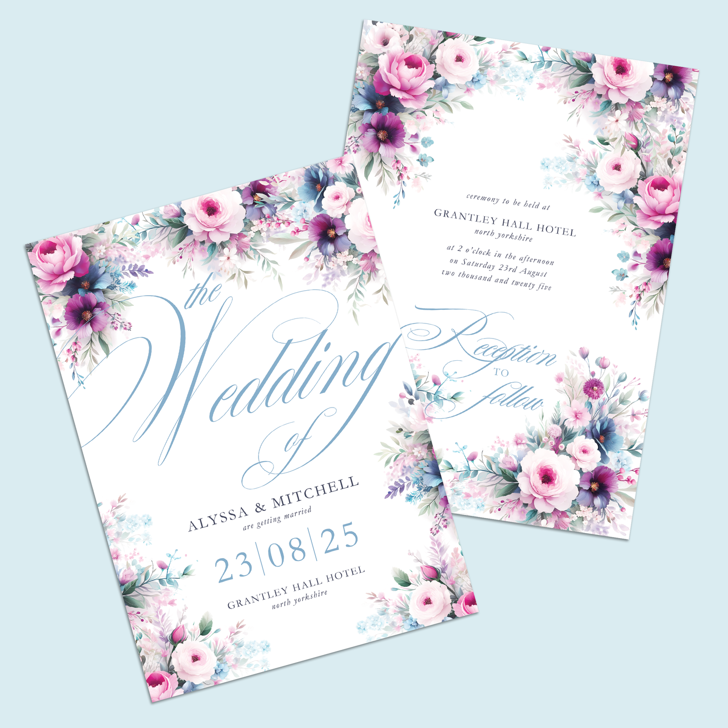 Wedding Invitations - Pack of 10