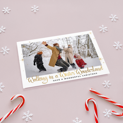 Winter Wonderland Pack of 10 Personalised Christmas Cards