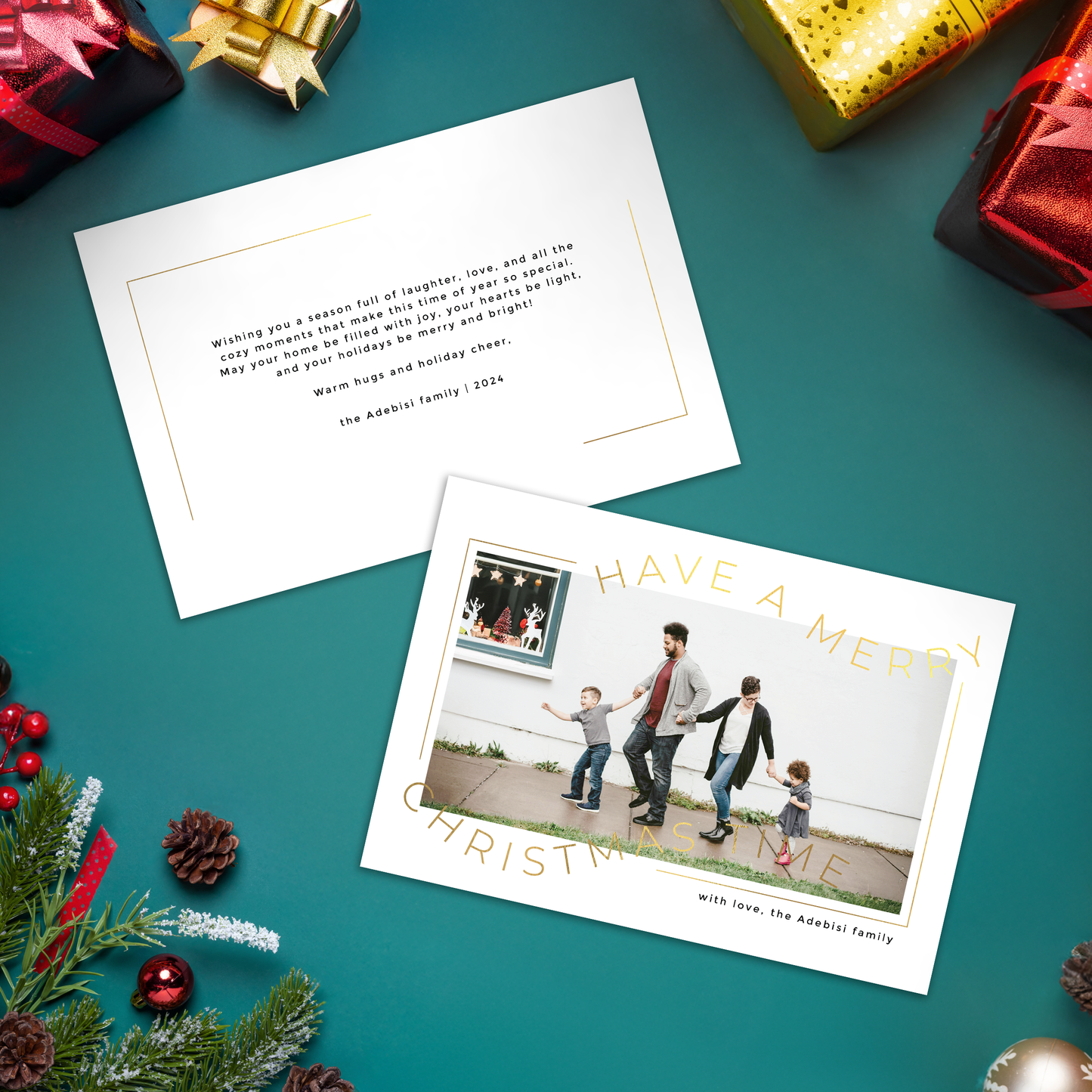 Christmas Time Pack of 10 Christmas Cards