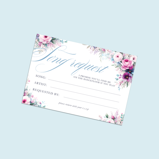 Song Request Cards - Pack of 10