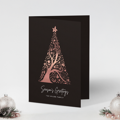 Abstract Christmas Tree Pack of 10 Christmas Cards