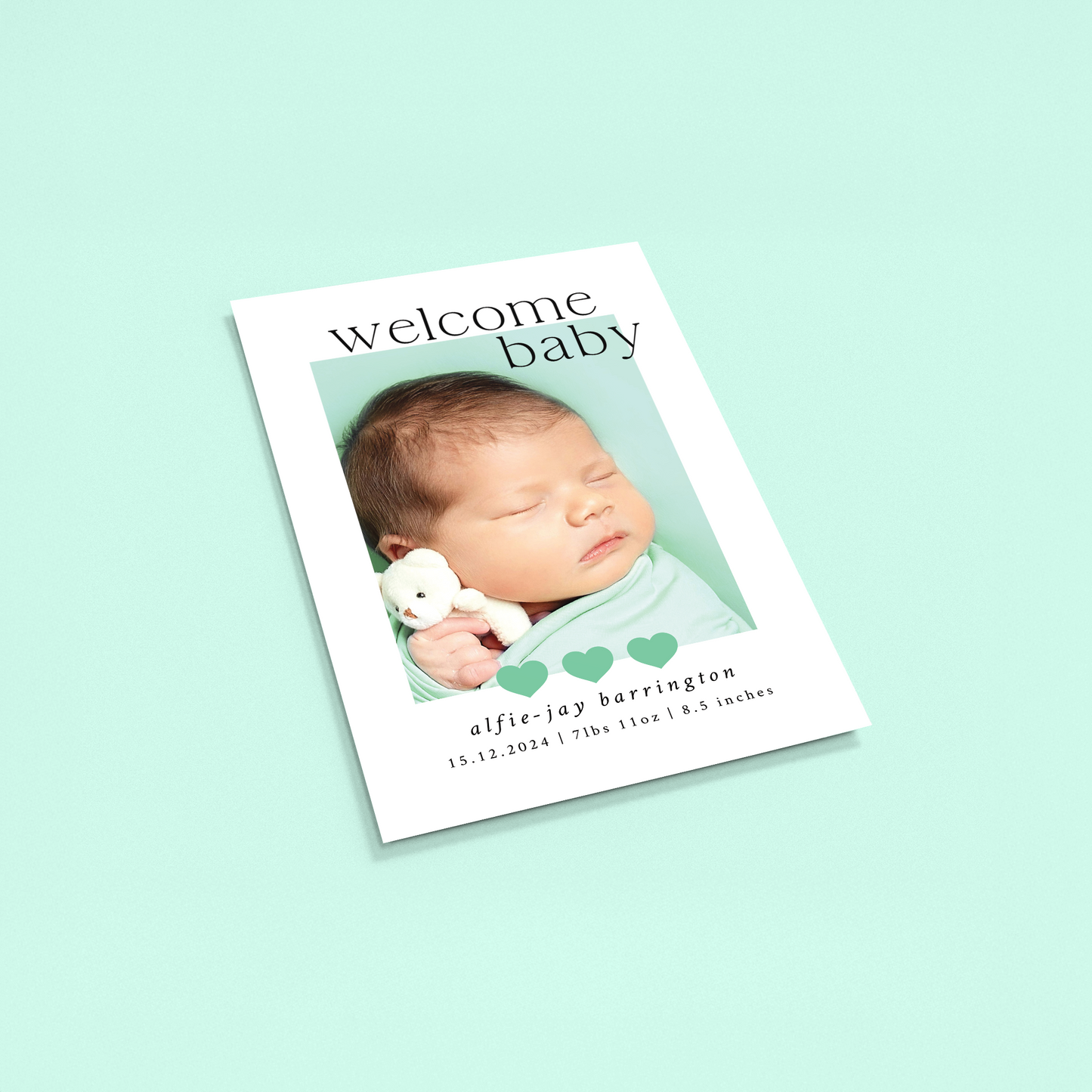 Lilly-Mae - Pack of 10 Birth Announcements