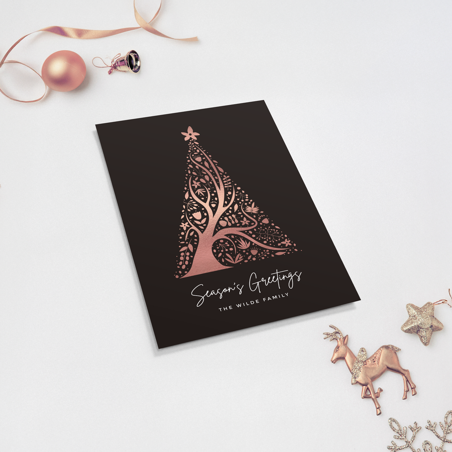 Abstract Christmas Tree Pack of 10 Christmas Cards
