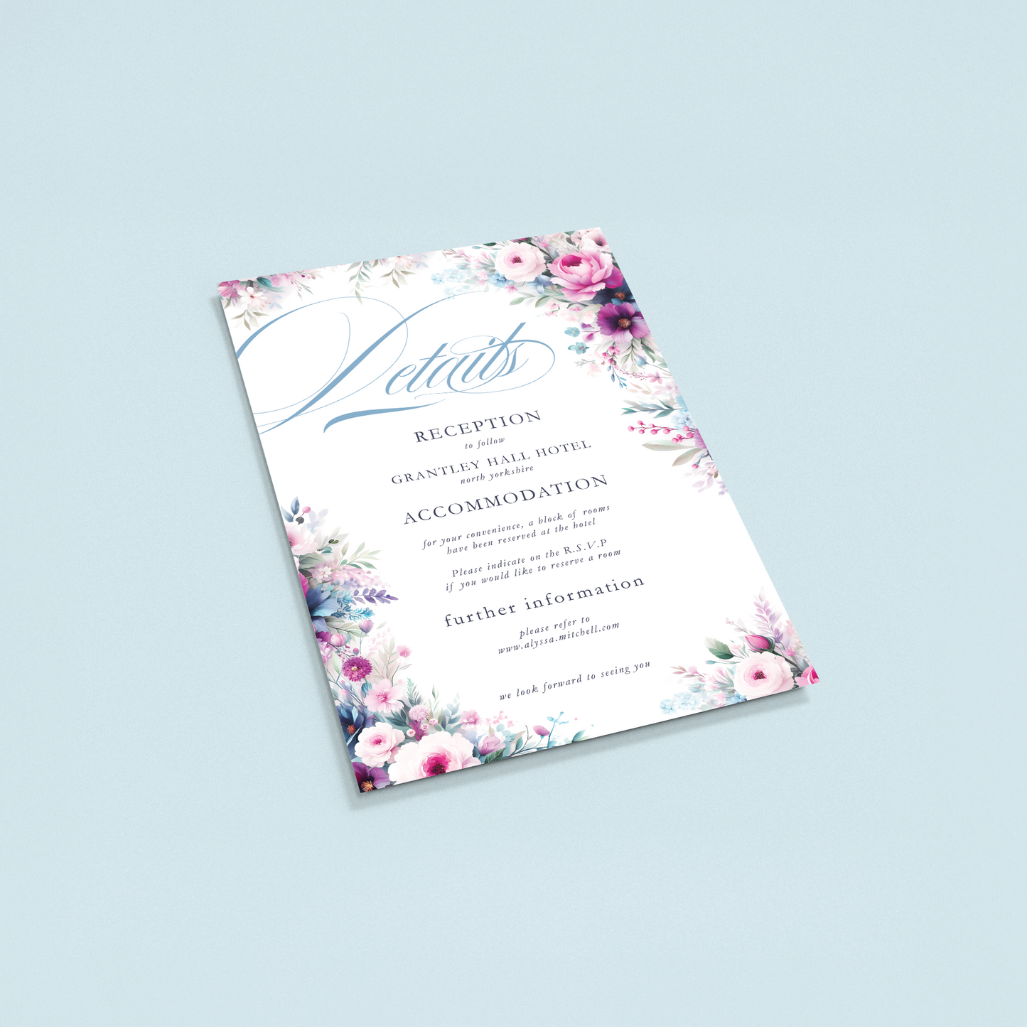 Details Cards - Pack of 10