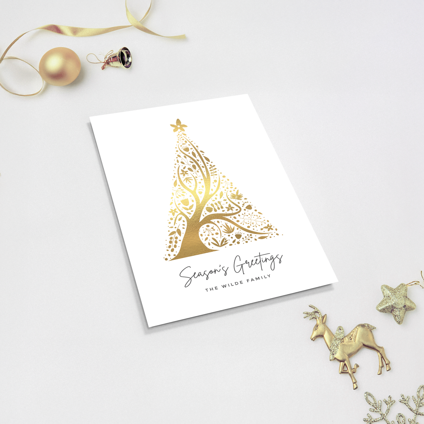 Abstract Christmas Tree Pack of 10 Christmas Cards