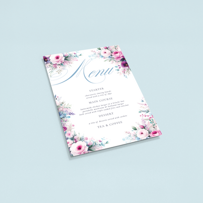 Menu Cards - Pack of 10