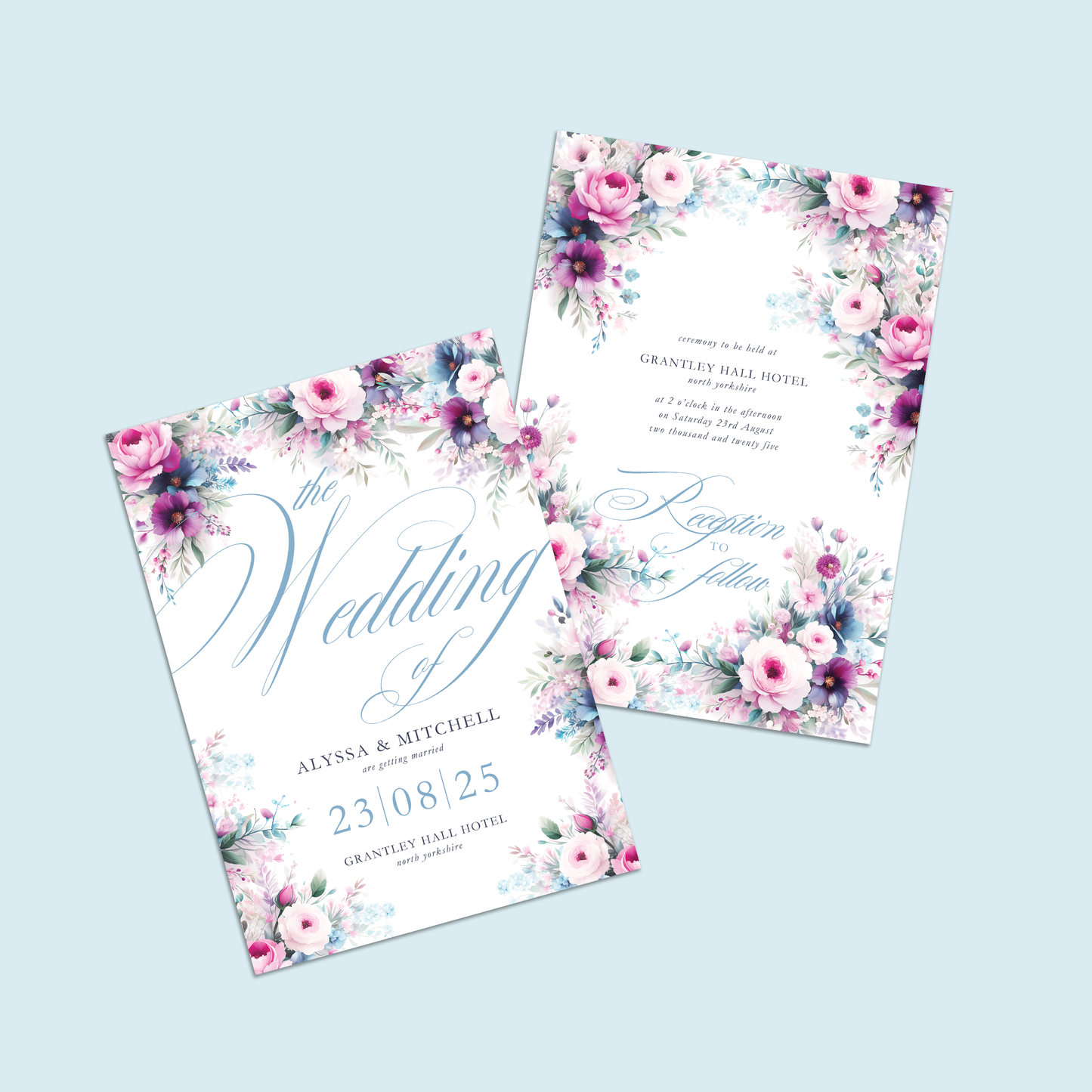 Wedding Invitations - Pack of 10