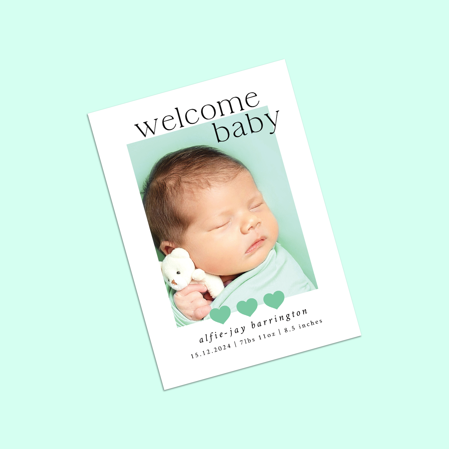 Lilly-Mae - Pack of 10 Birth Announcements