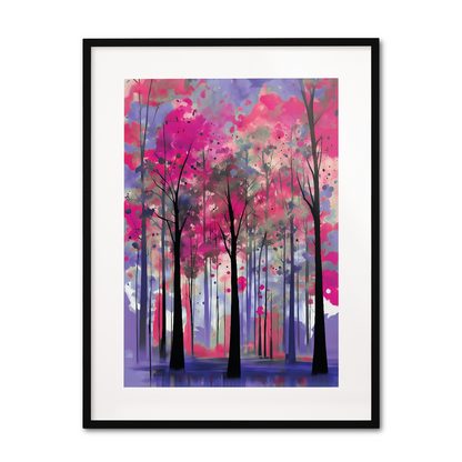 ABSTRACT FOREST **UNFRAMED POSTER**