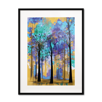ABSTRACT FOREST **UNFRAMED POSTER**