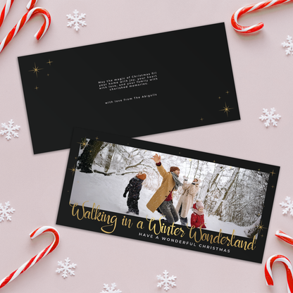 Winter Wonderland Pack of 10 Personalised Christmas Cards