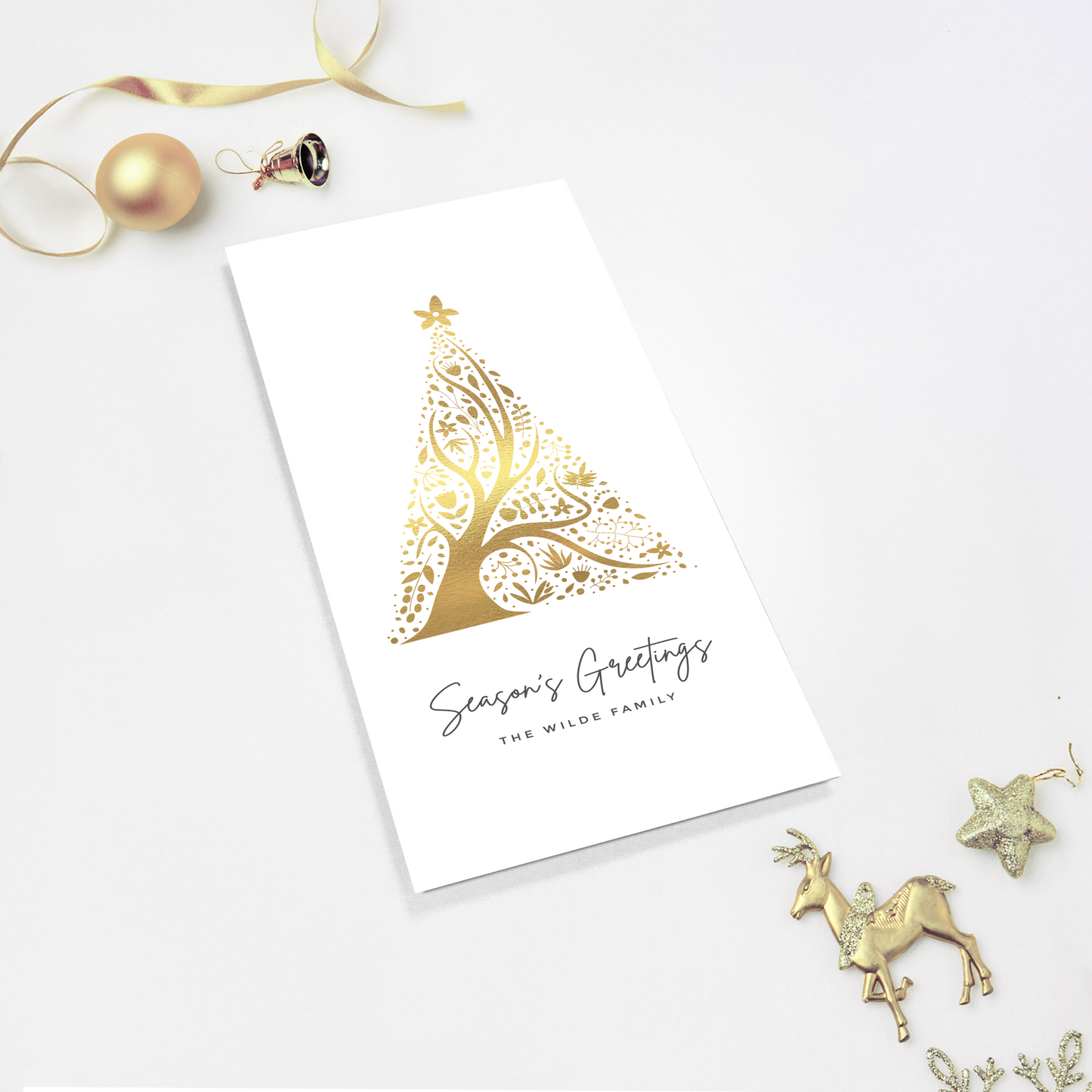 Abstract Christmas Tree Pack of 10 Christmas Cards