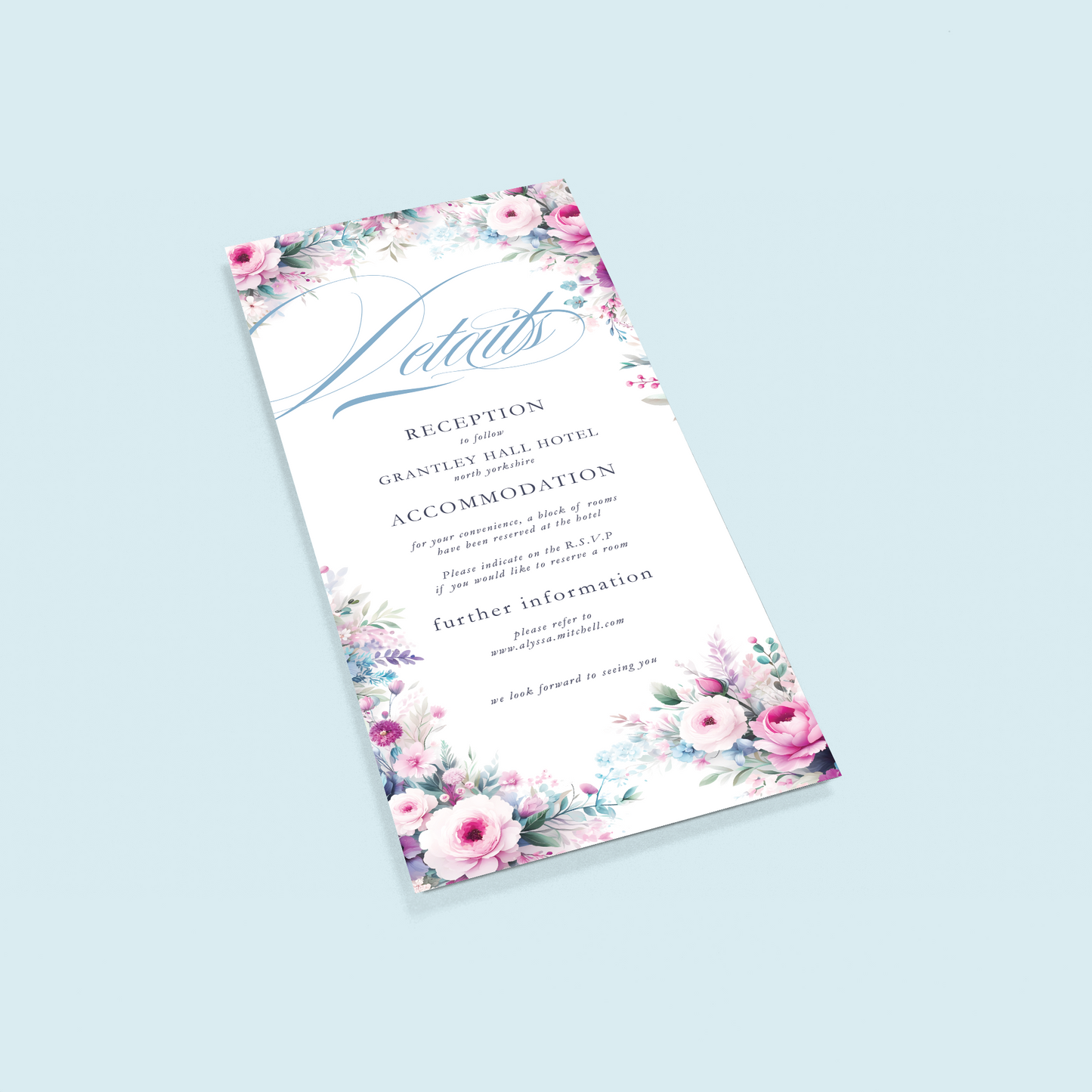 Details Cards - Pack of 10