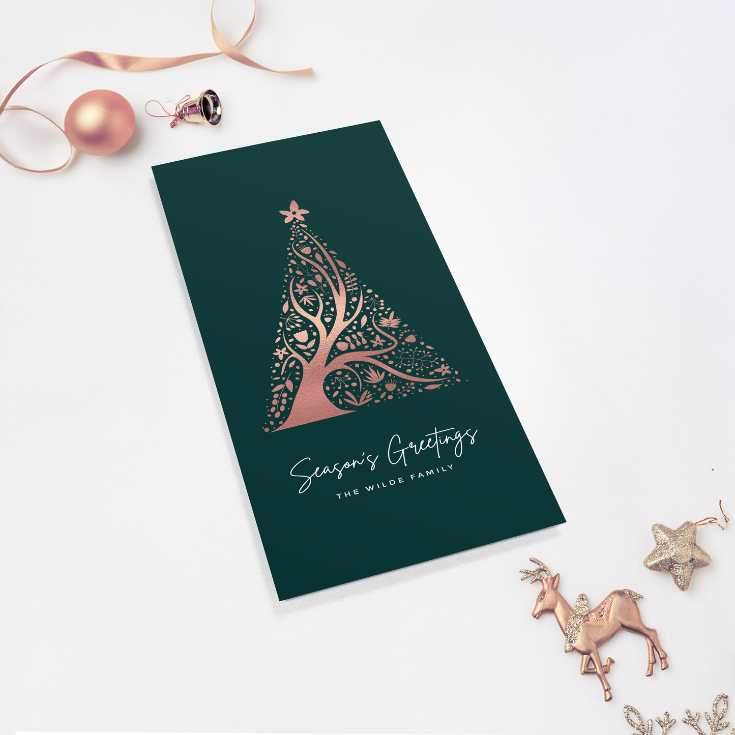 Abstract Christmas Tree Pack of 10 Christmas Cards