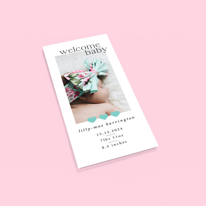 Lilly-Mae - Pack of 10 Birth Announcements
