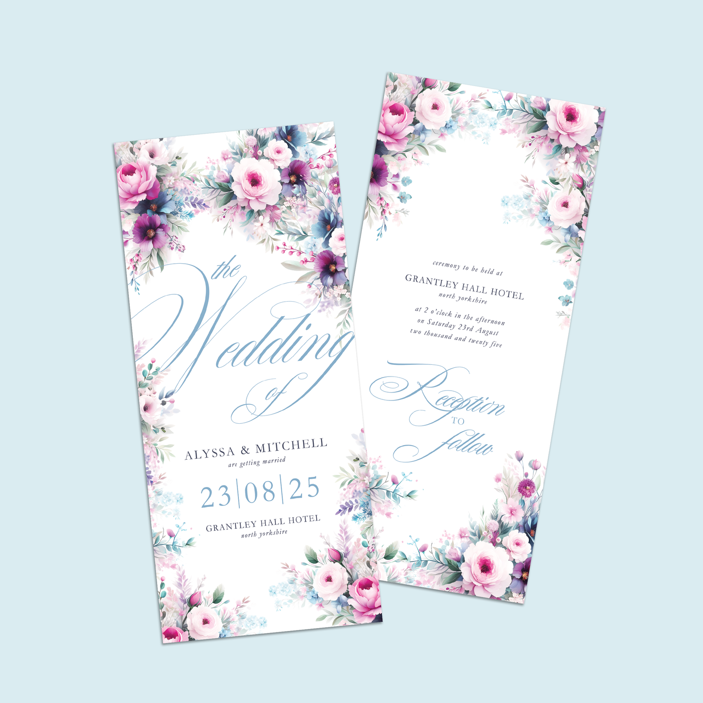 Wedding Invitations - Pack of 10