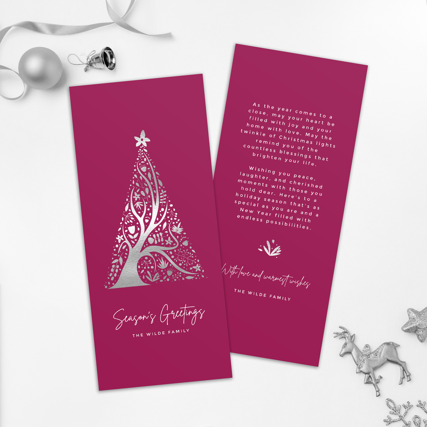 Abstract Christmas Tree Pack of 10 Christmas Cards