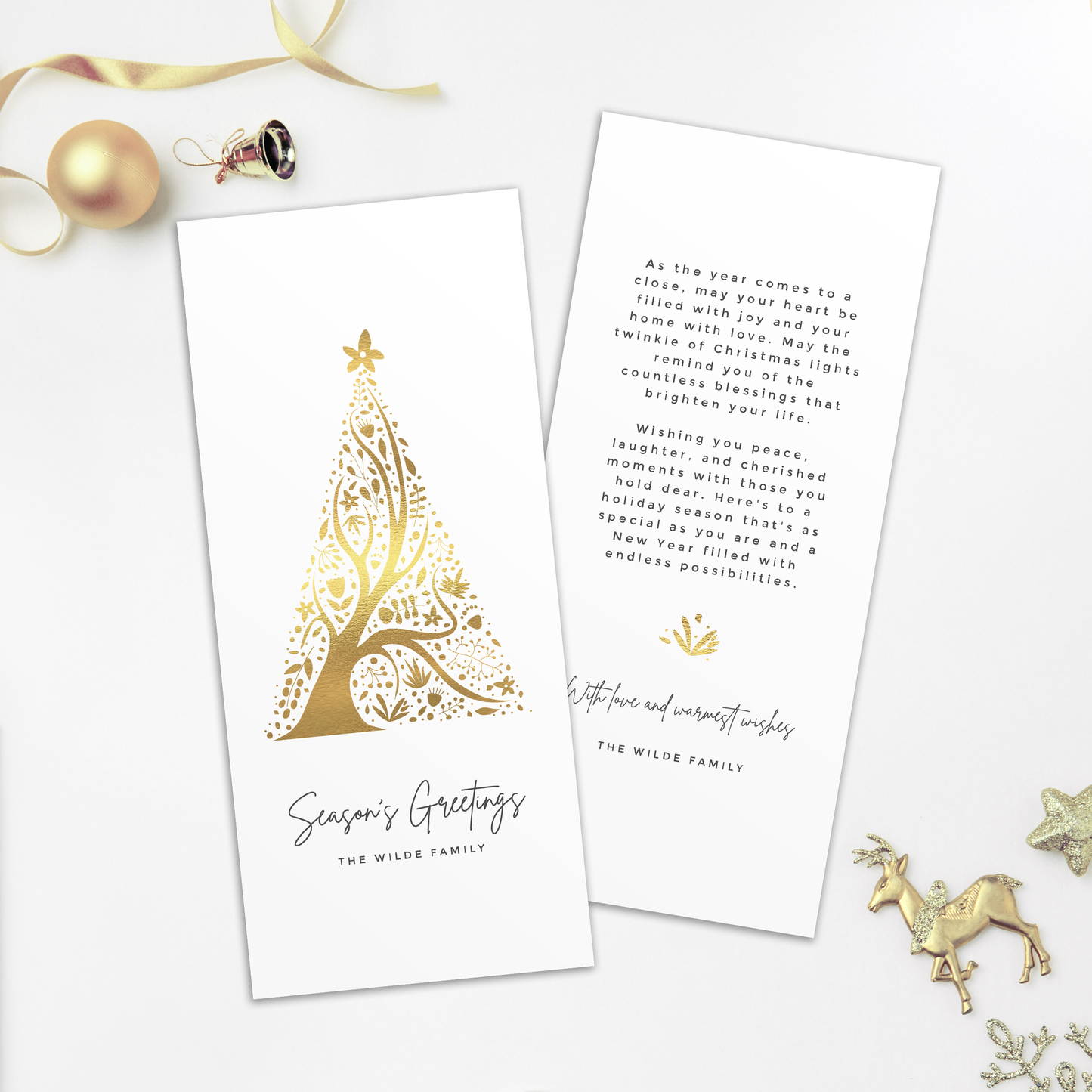 Abstract Christmas Tree Pack of 10 Christmas Cards