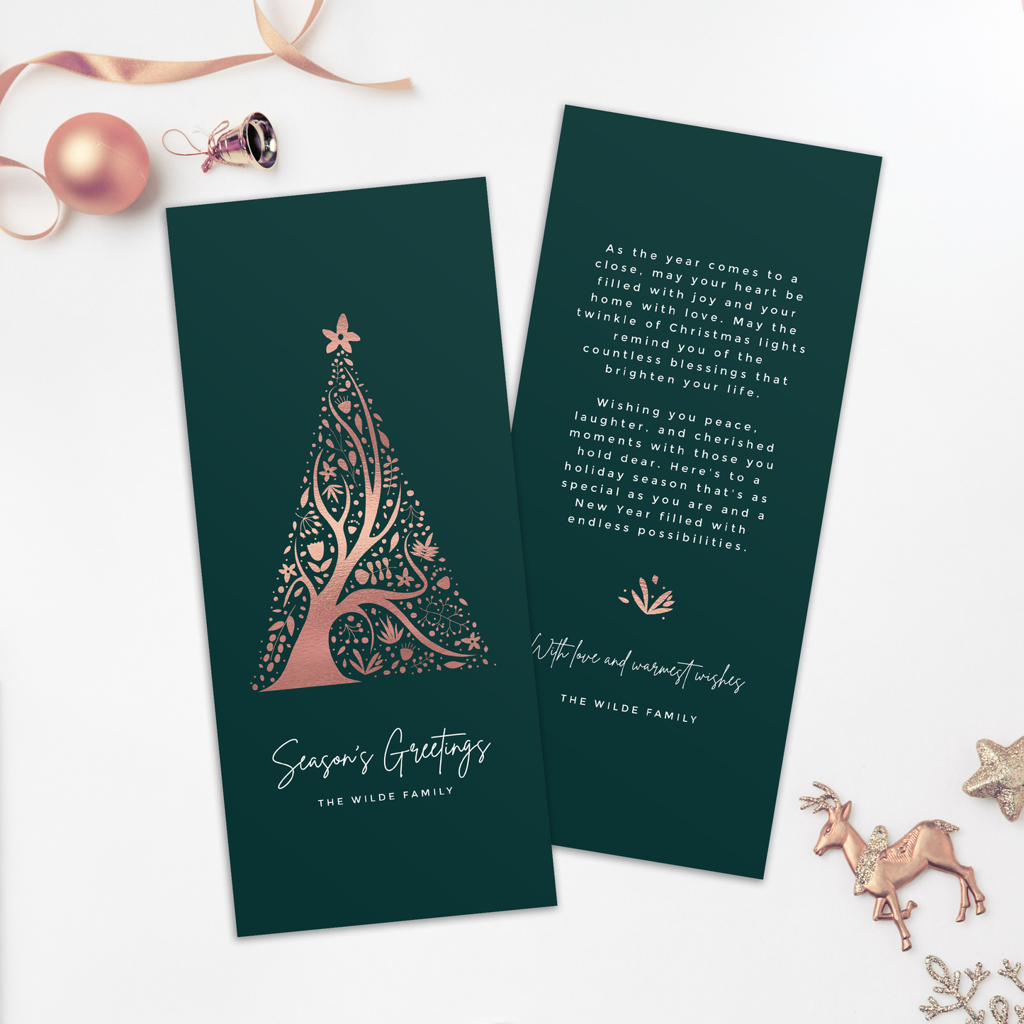 Abstract Christmas Tree Pack of 10 Christmas Cards