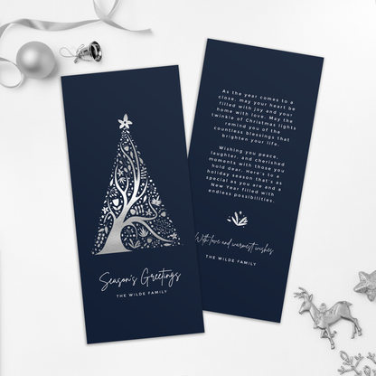 Abstract Christmas Tree Pack of 10 Christmas Cards