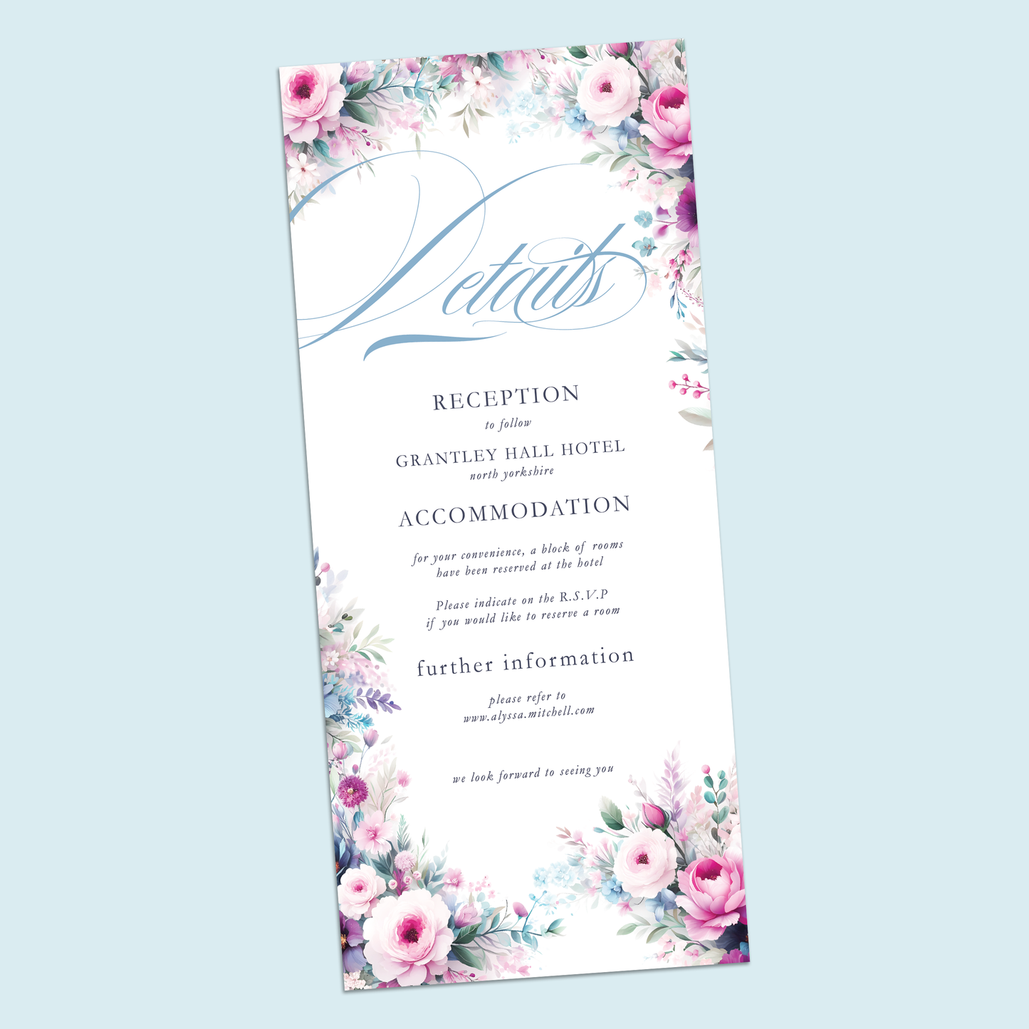Details Cards - Pack of 10