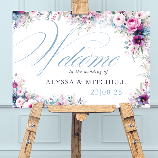 Foam Board Welcome Sign