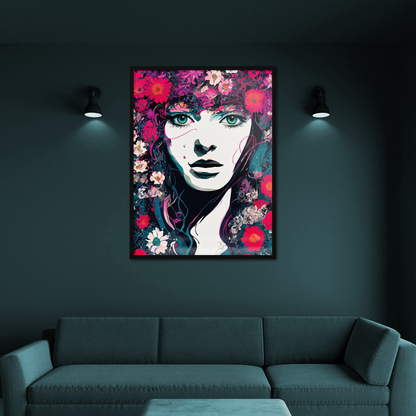 Flower Lady **UNFRAMED POSTER**