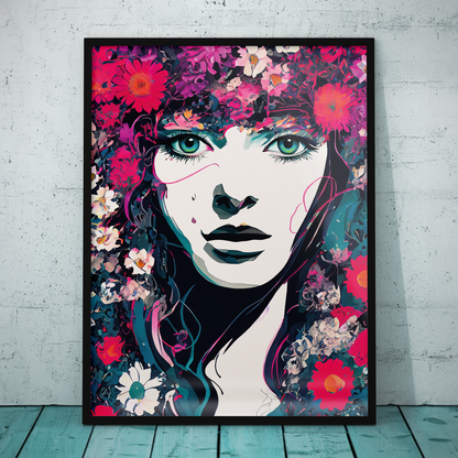 Flower Lady **UNFRAMED POSTER**
