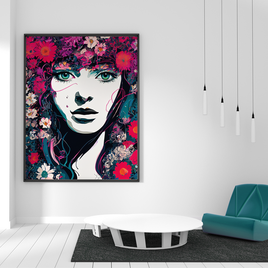 Flower Lady **UNFRAMED POSTER**