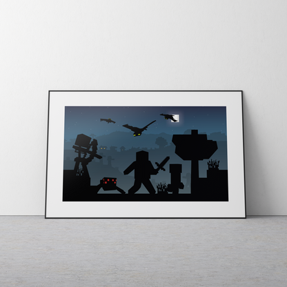 MC OVERWORLD **UNFRAMED POSTER**