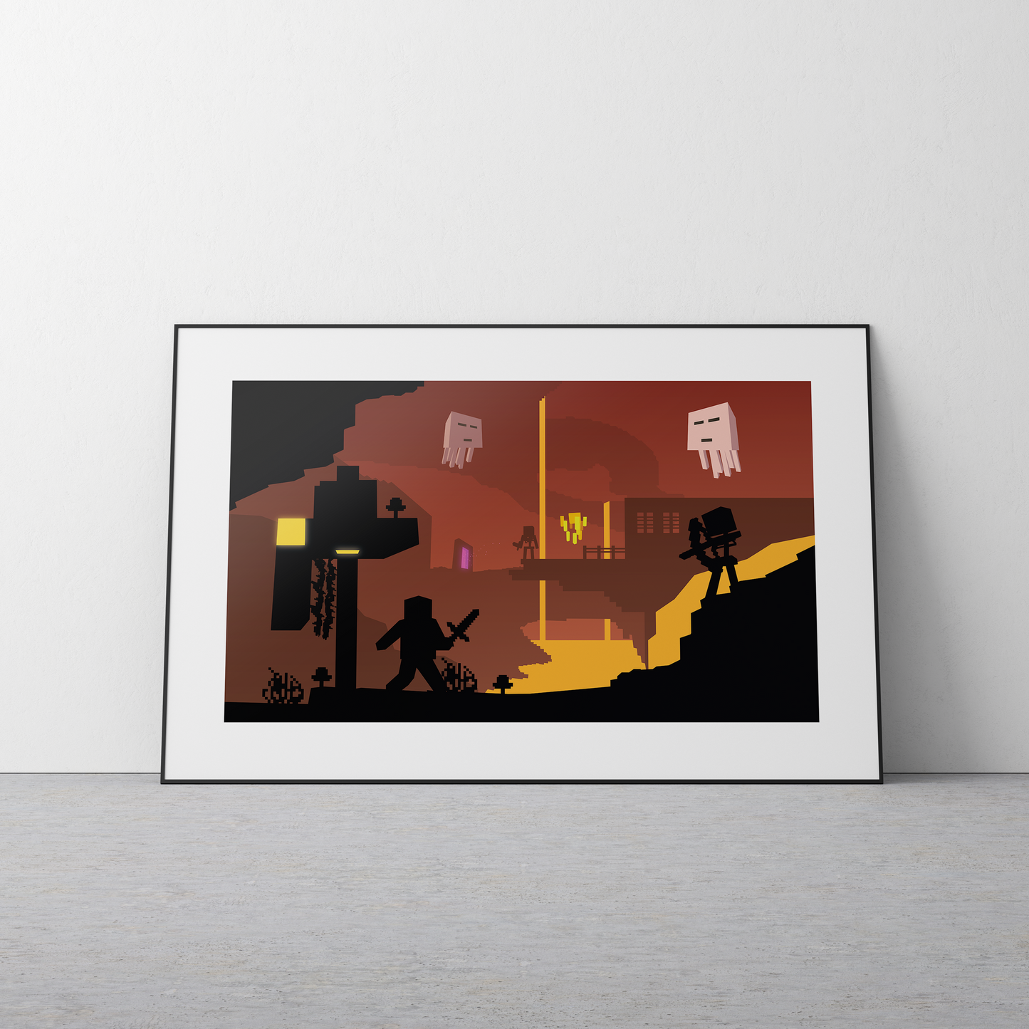 MC Nether **UNFRAMED POSTER**