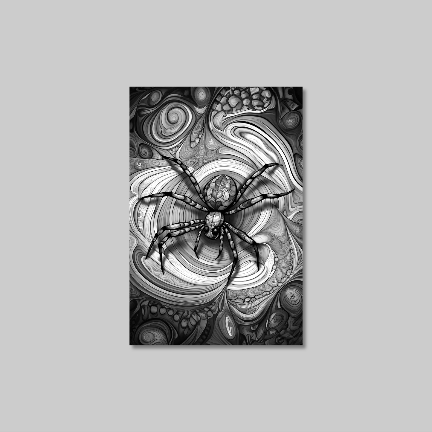 ABSTRACT SPIDER **UNFRAMED ART PRINT**