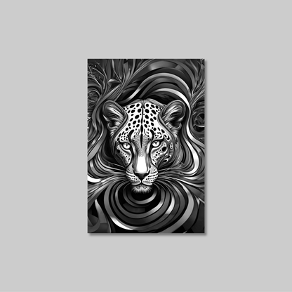 ABSTRACT LEOPARD **UNFRAMED ART PRINT**