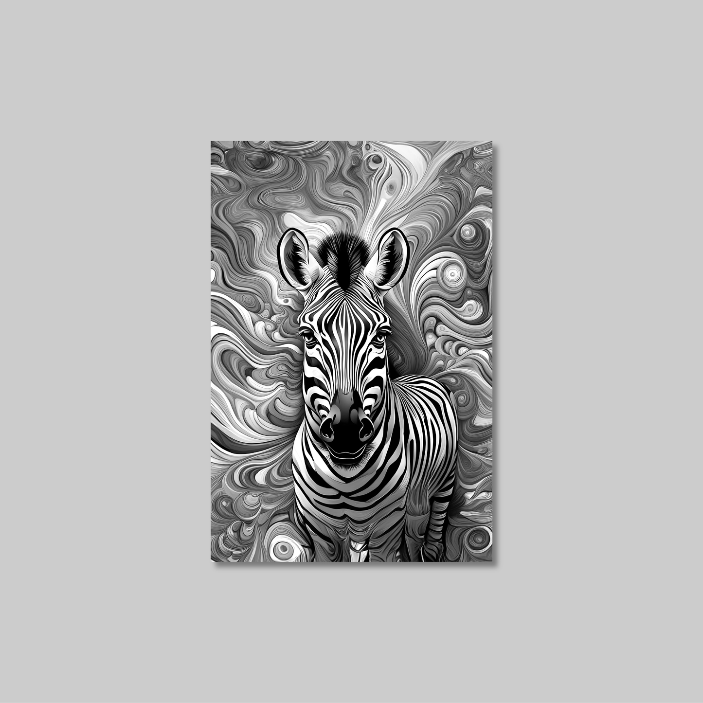 ABSTRACT ZEBRA **UNFRAMED ART PRINT**