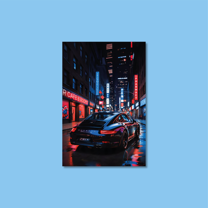 PORSCHE 911 (BACK) **UNFRAMED POSTER**