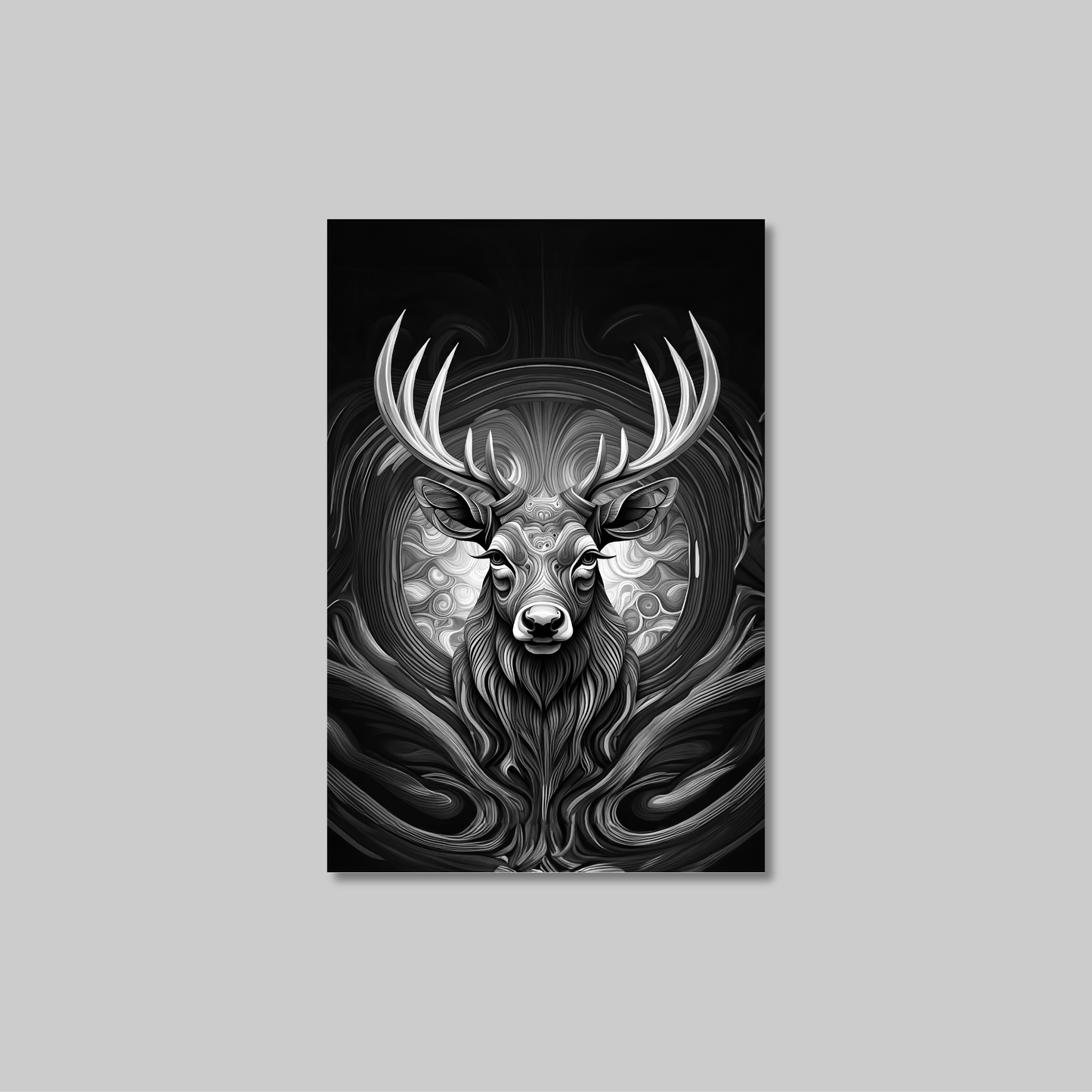 ABSTRACT STAG **UNFRAMED ART PRINT**
