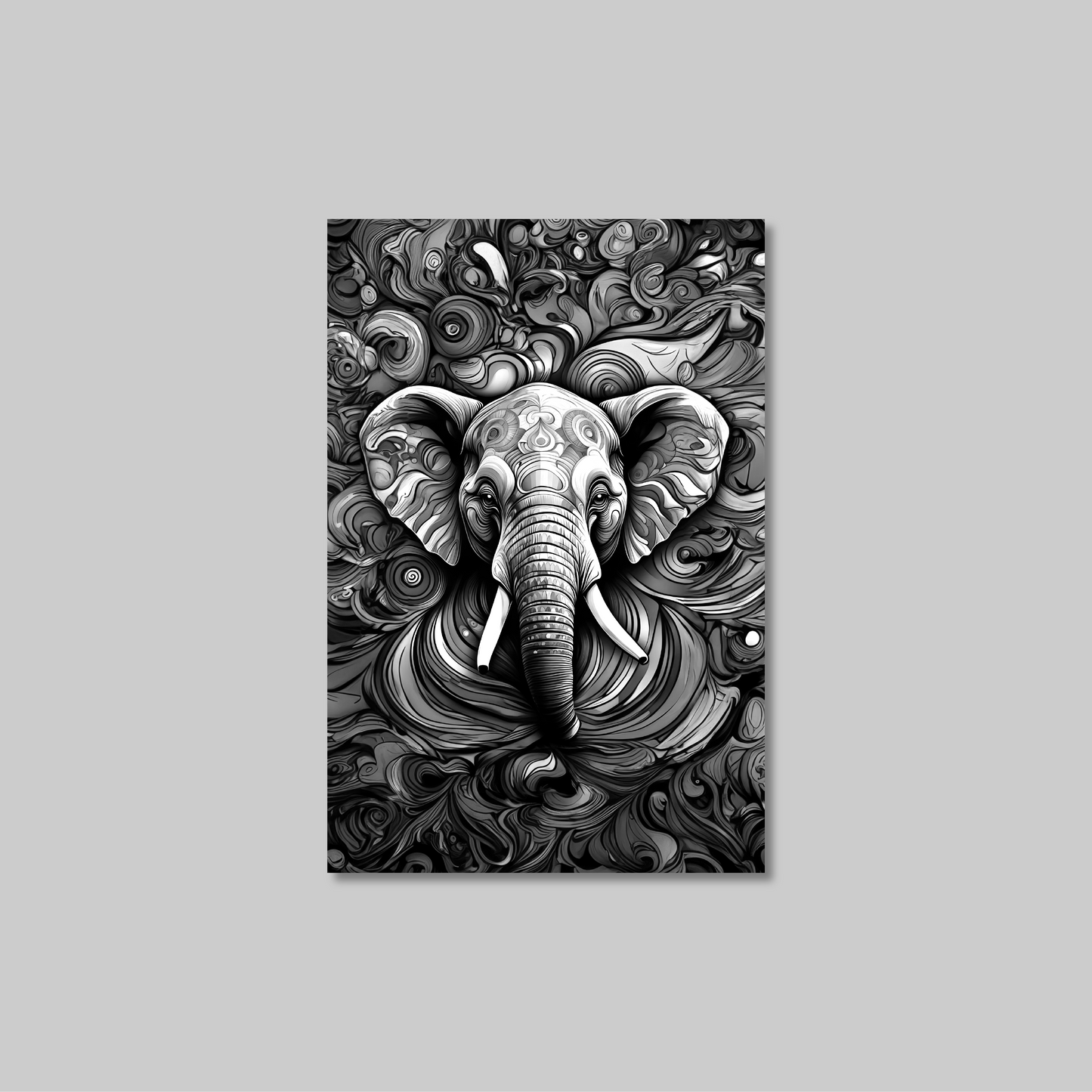 ABSTRACT ELEPHANT **UNFRAMED ART PRINT**