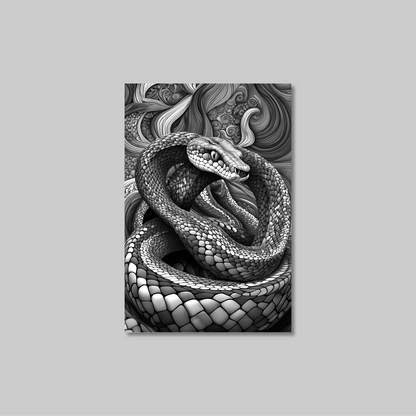 ABSTRACT COBRA **UNFRAMED ART PRINT**