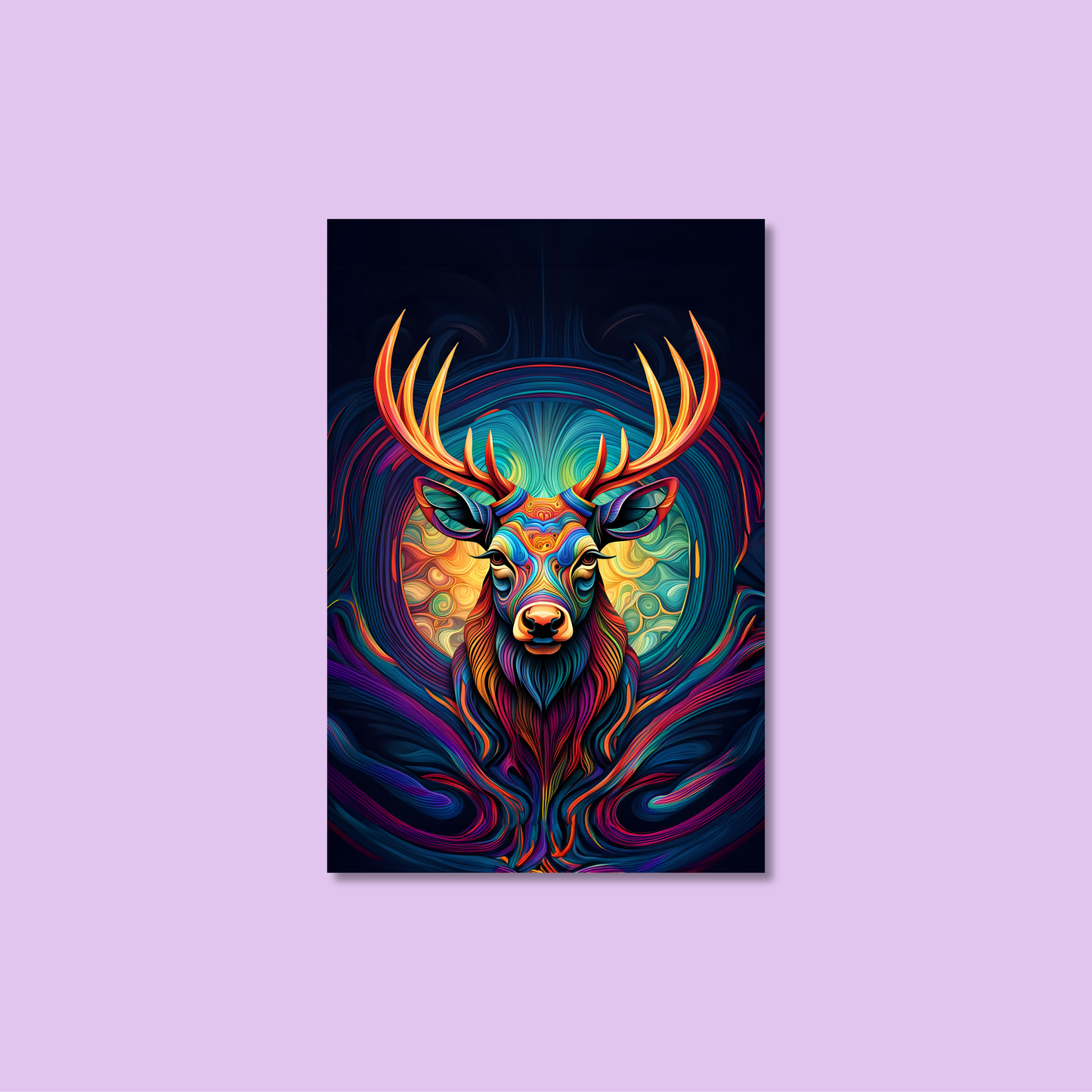 ABSTRACT STAG **UNFRAMED ART PRINT**