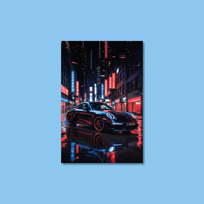 PORSCHE 911 (FRONT) **UNFRAMED POSTER**