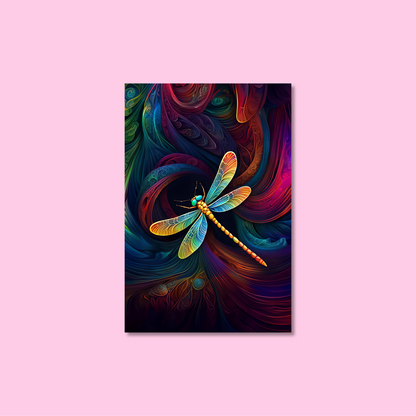 ABSTRACT DRAGONFLY **UNFRAMED ART PRINT**